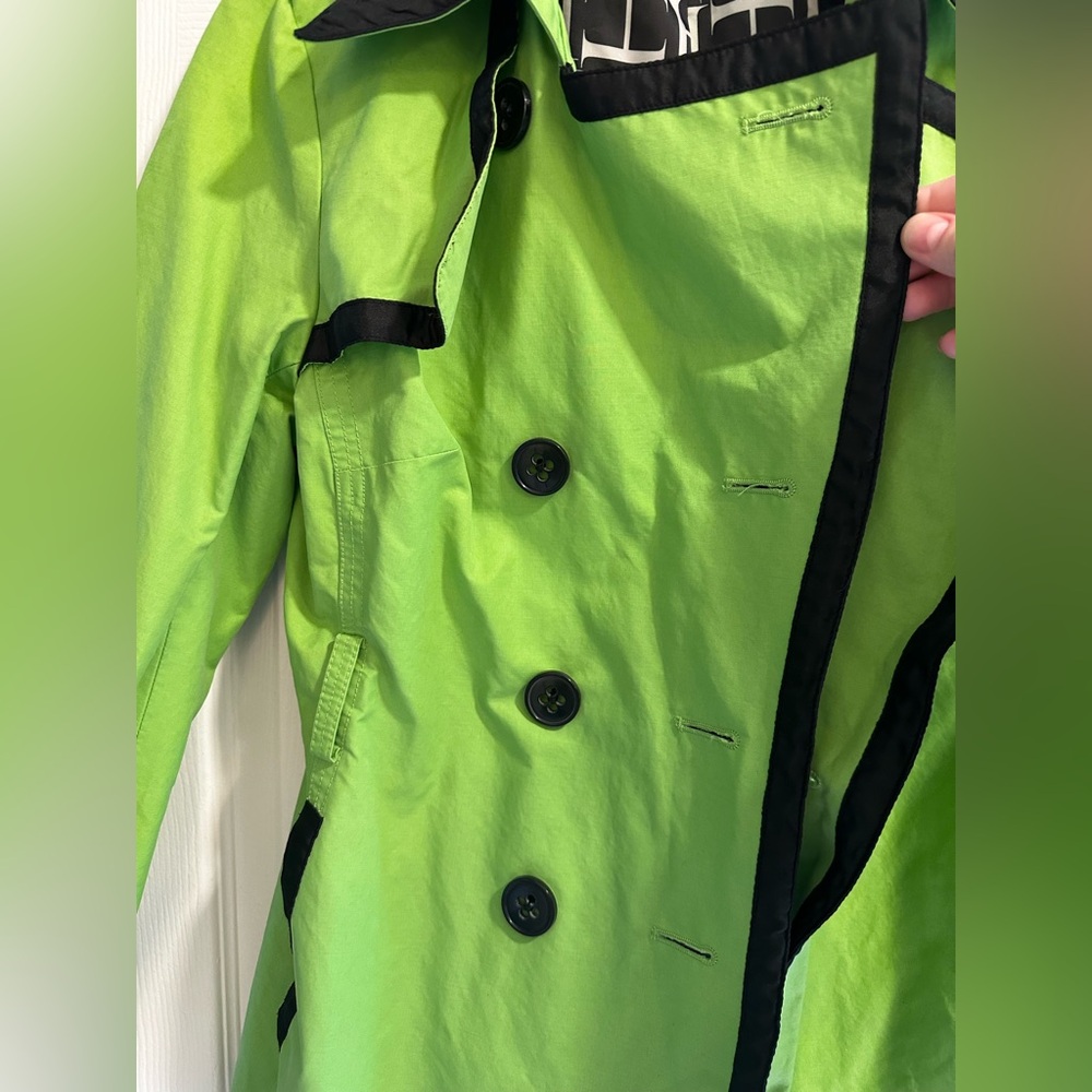 Harold’s Women’s Vintage Lime Green Jacket With Belt In Women’s Medium - Picture 6 of 14
